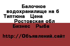 Балочное водохранилище на б. Типтюна › Цена ­ 1 700 000 - Ростовская обл. Бизнес » Рыба   